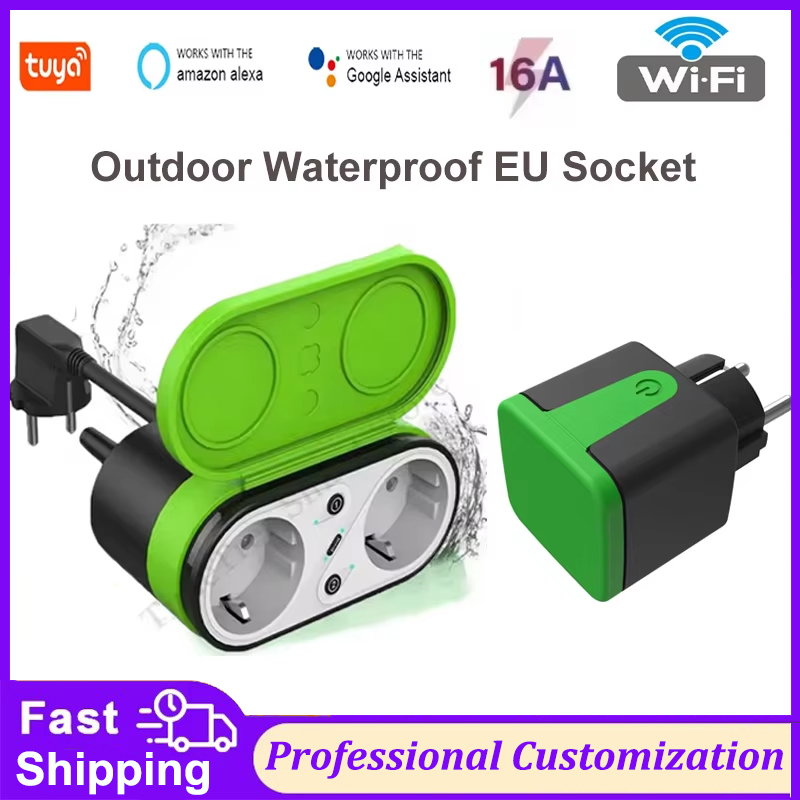 Smart Home For Living - Tuya EU 16A Wifi Smart Outdoor