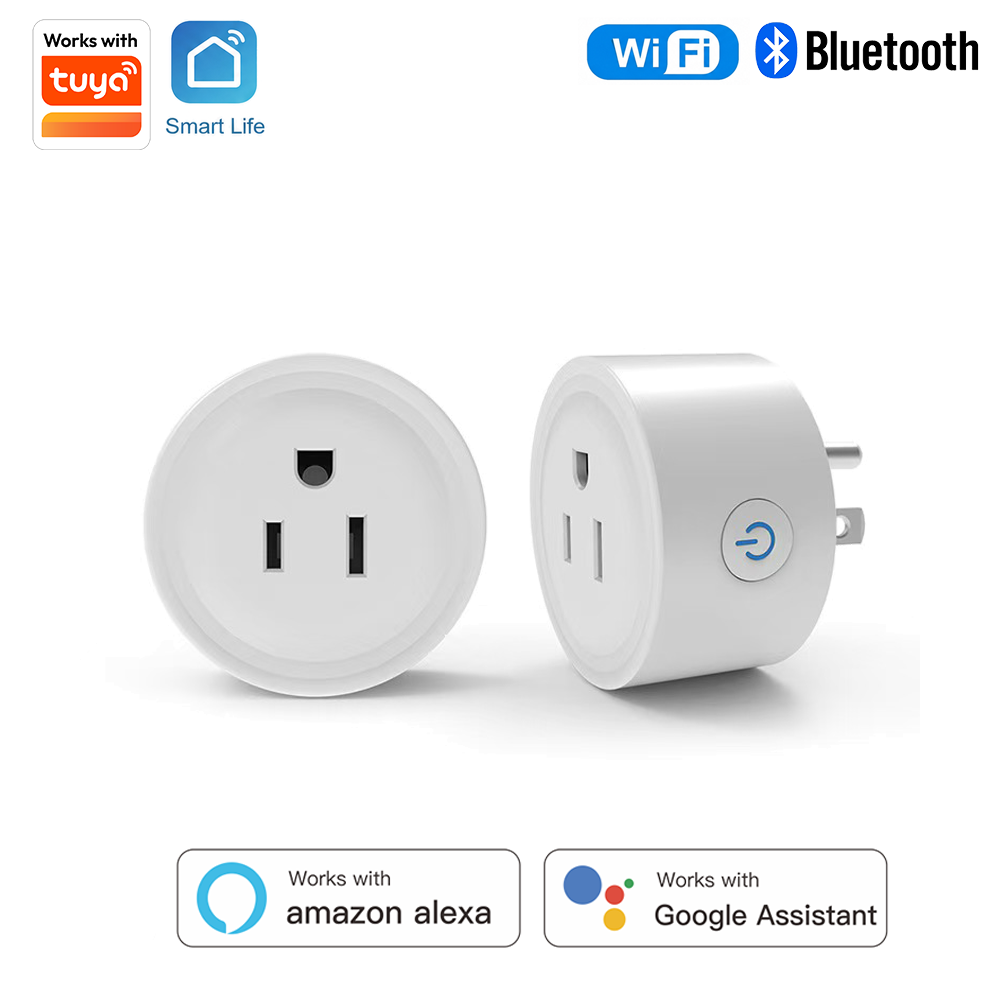 Smart Home For Living - Tuya US-Spec 10A Smart round Plug