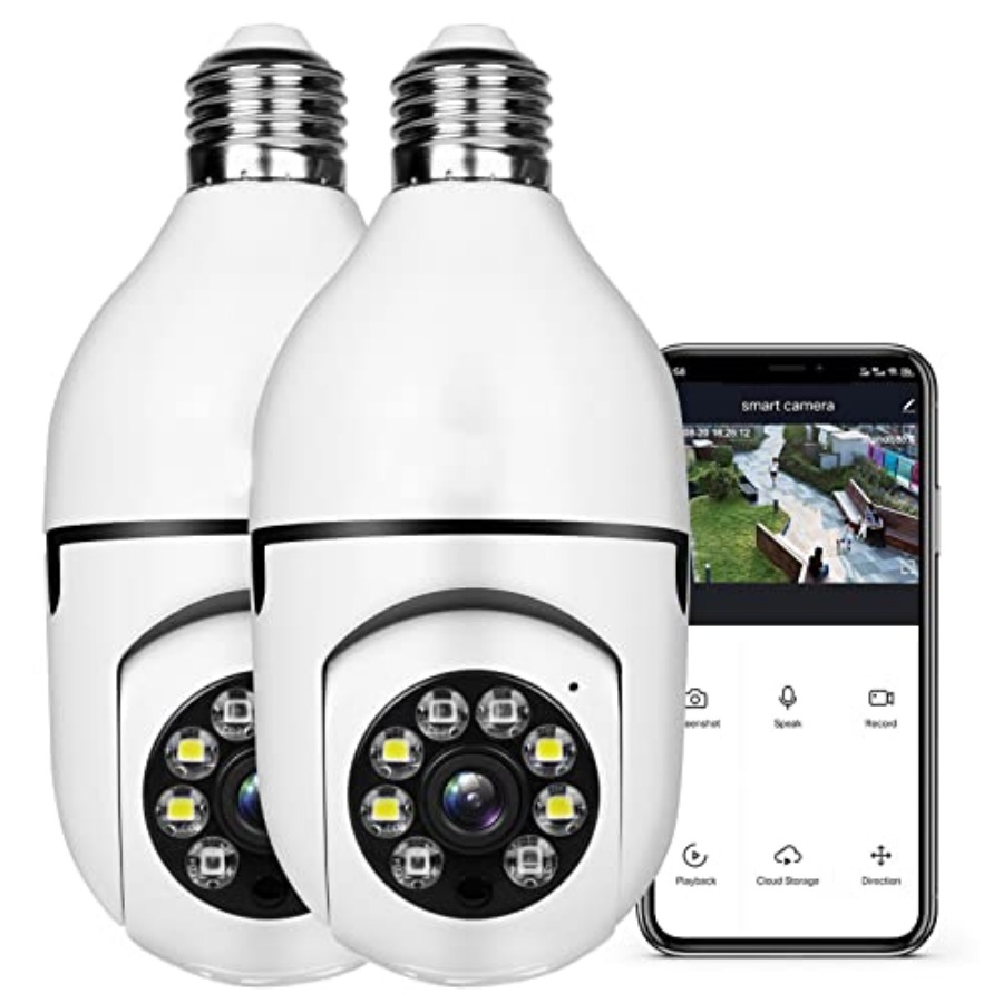 Smart Home Security - Light Bulb 1080P Security Wireless Camera