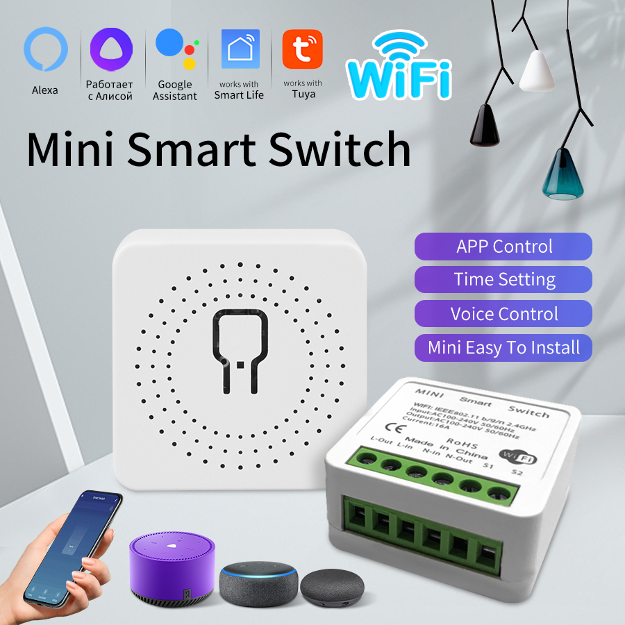 Smart Home Remote Control - 16A 20A Tuya Smart WiFi Switch