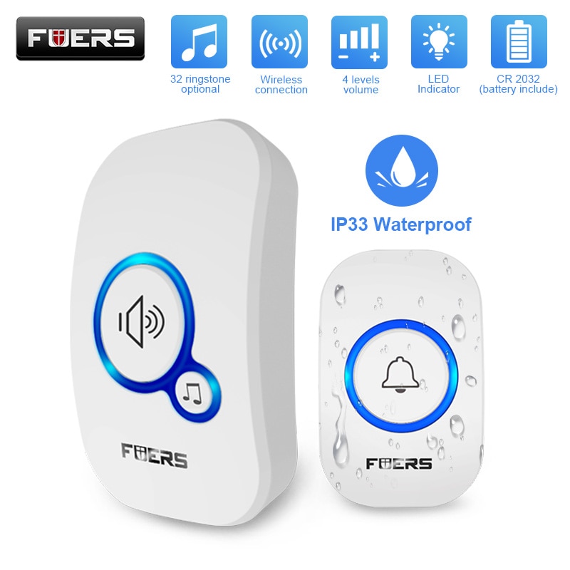 Smart Home News - Fuers Wireless Doorbell Waterproof Welcome Chime
