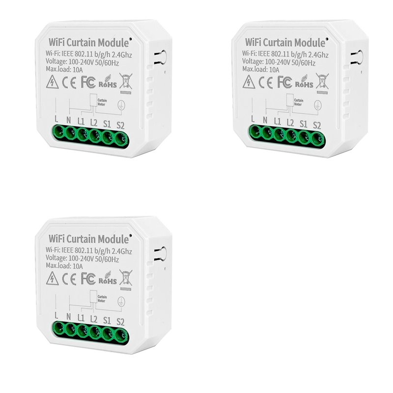 Smart Home Remote Control - A27F-3X Tuya WIFI Smart Curtain Module