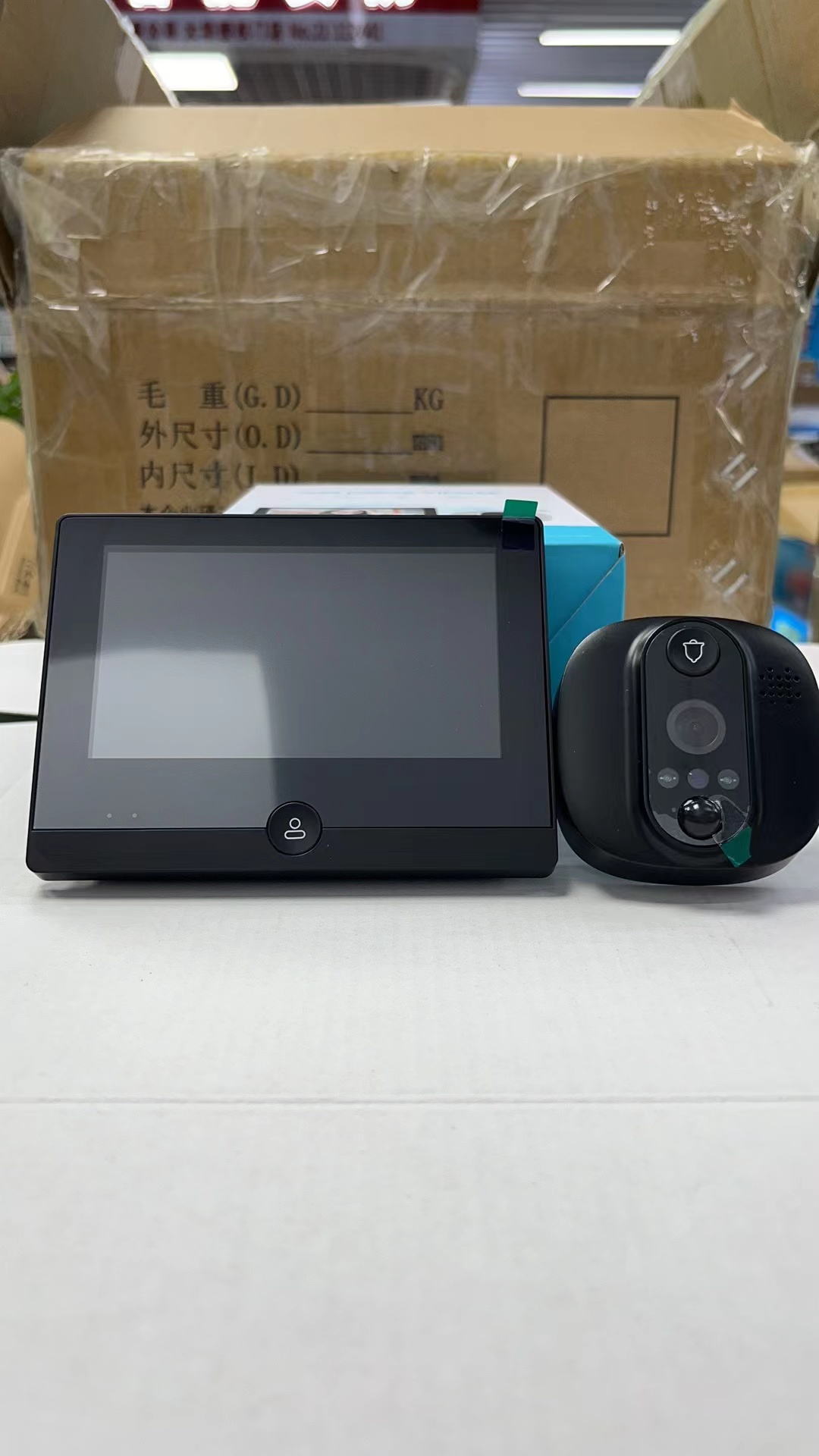 Wifi Doorbell Camera - 4.3 Inch IPS Screen 2MP 1080P