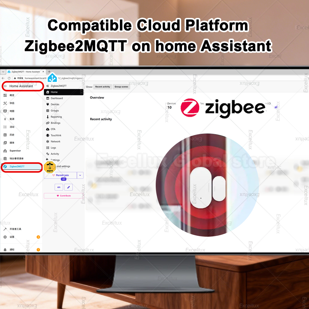 Zigbee 3.0 Door Window Sensor  - Smart Home Security review and price