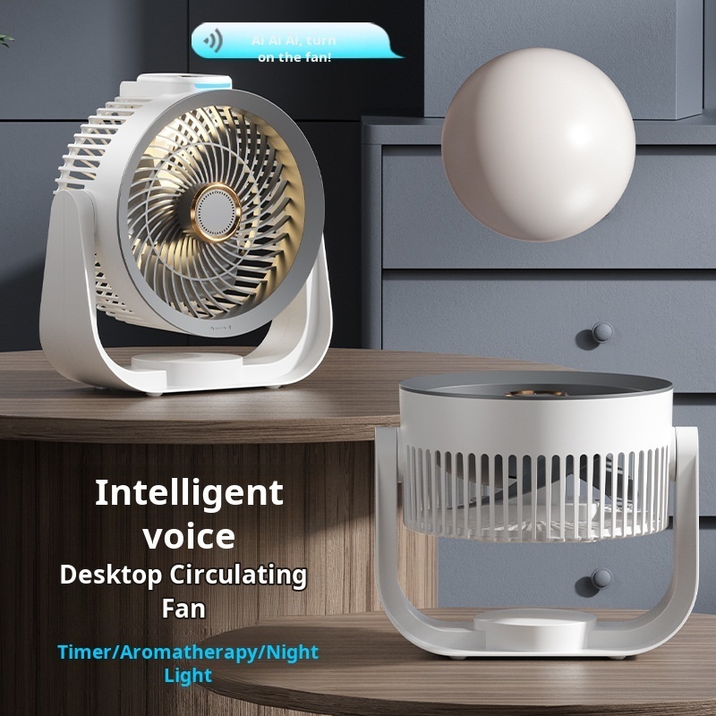 Smart Desk Fan Voice Activated - Smart Home Office review and price