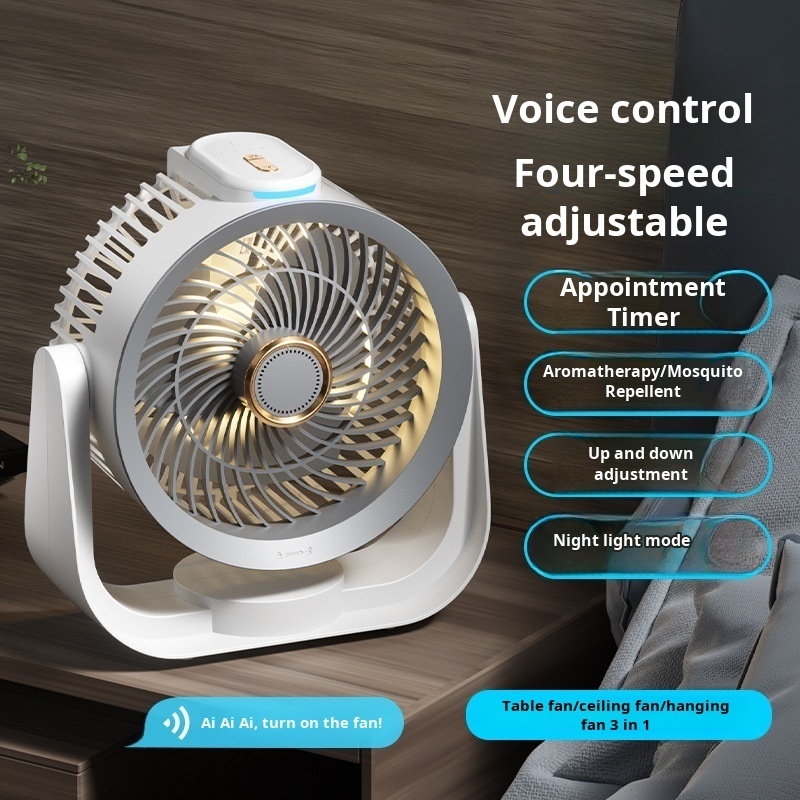 Smart Desk Fan Voice Activated - Smart Home Office review and price
