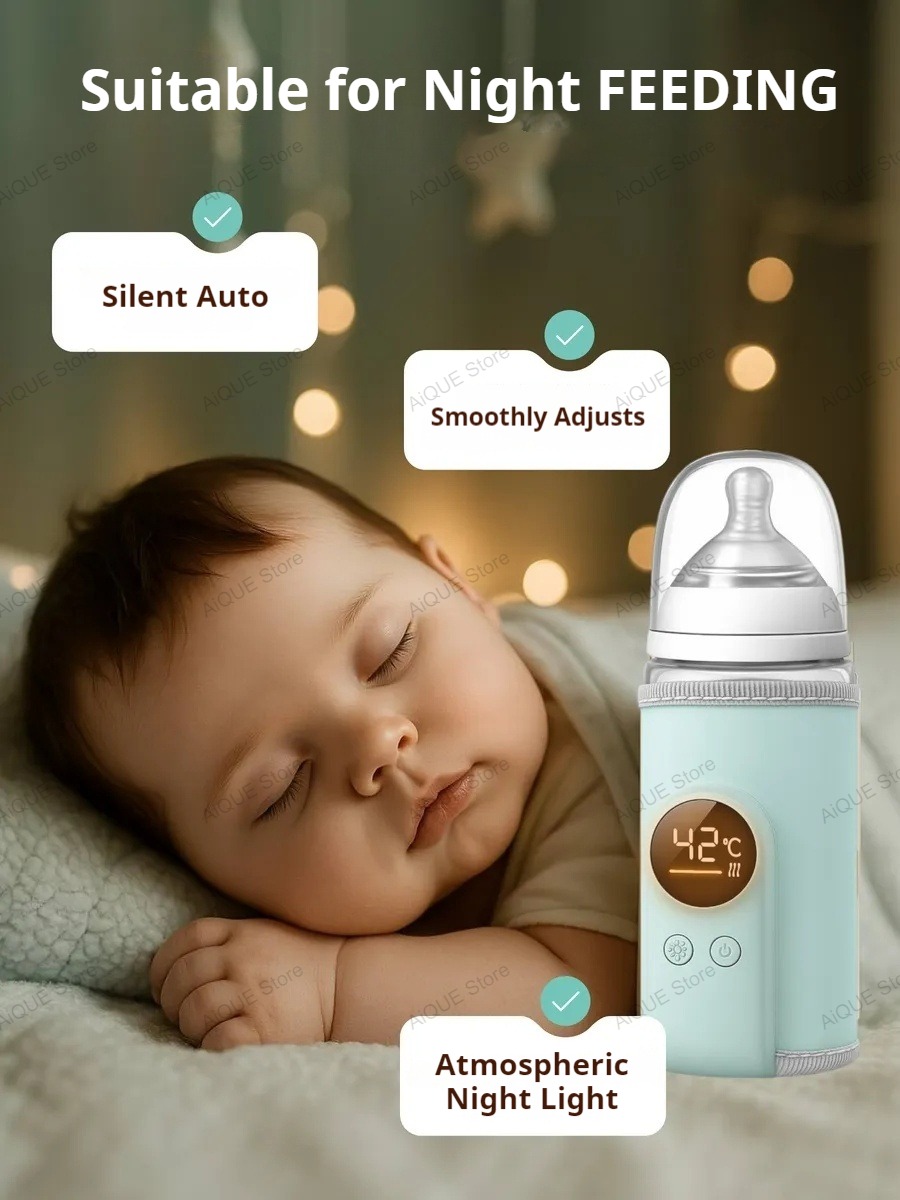 AiQUE USB 35-55℃ Baby Feeding  - Smart Baby Night Light review and price