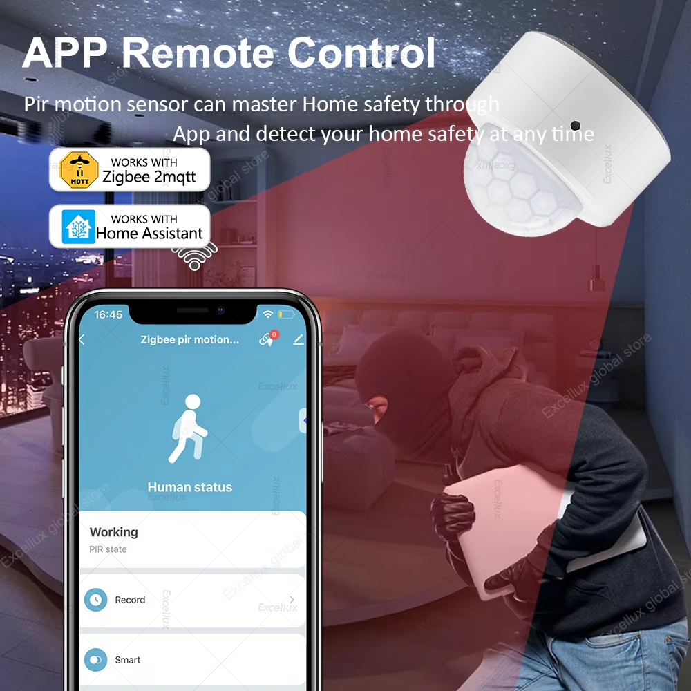ZigBee PIR Motion Sensor Mini  - Smart Home Security review and price