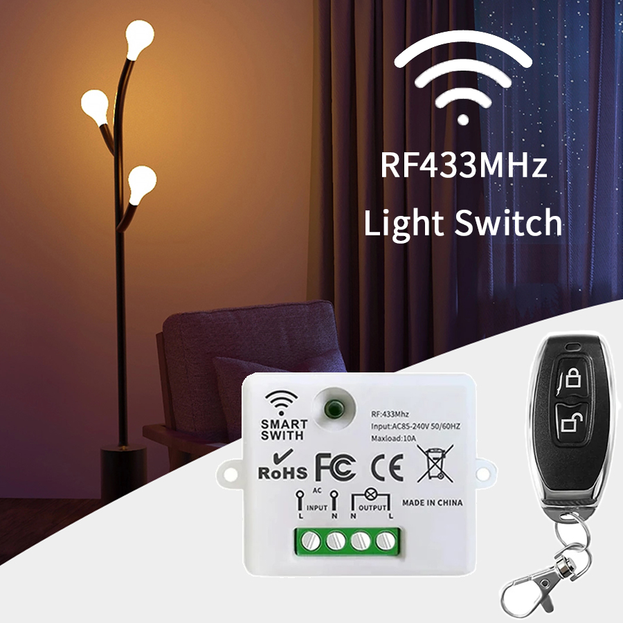 RF 433MHz Wireless Remote Cont - Smart Home Remote Control review and price