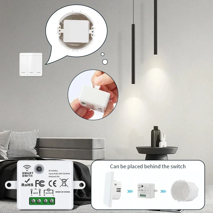 RF 433MHz Wireless Remote Cont - Smart Home Remote Control review and price