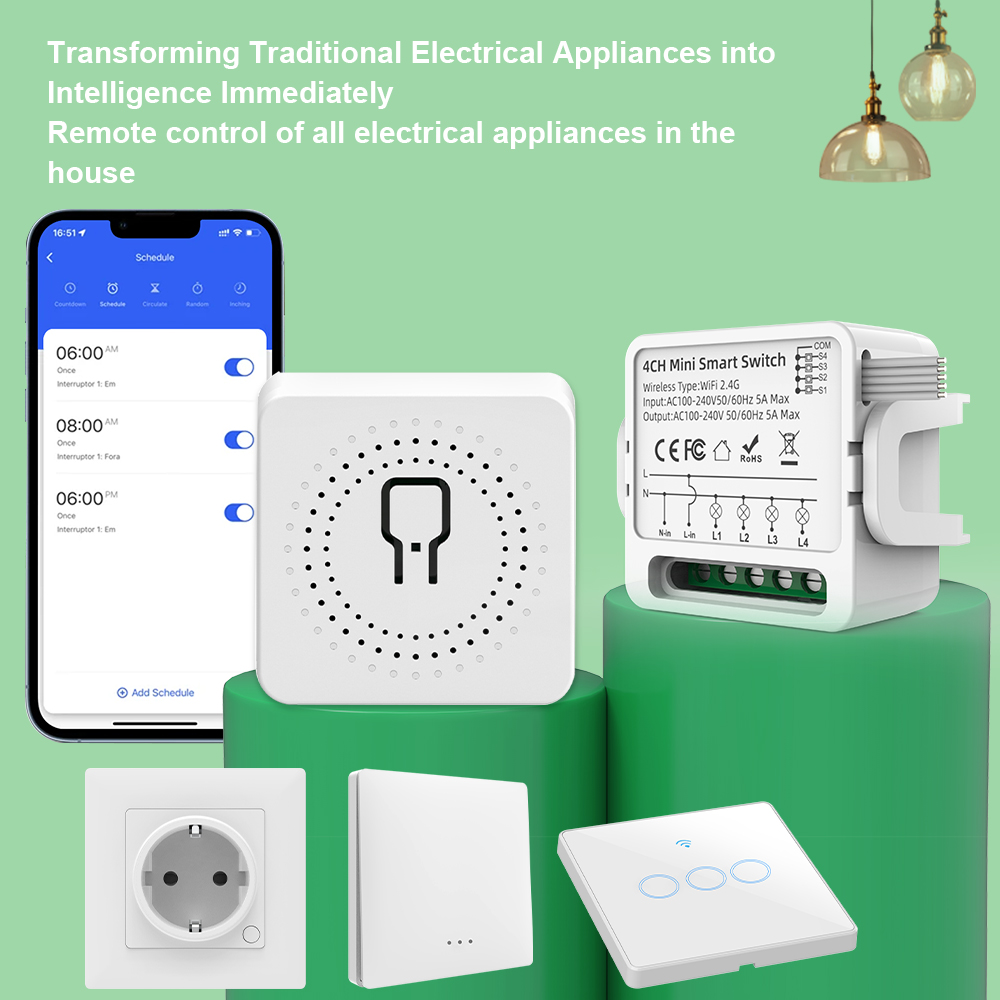 Tuya WiFi Smart Switch 1/2/3/4 - Smart Home For Living review and price