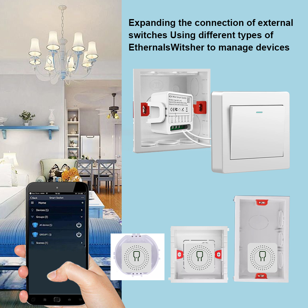 Tuya WiFi Smart Switch 1/2/3/4 - Smart Home For Living review and price