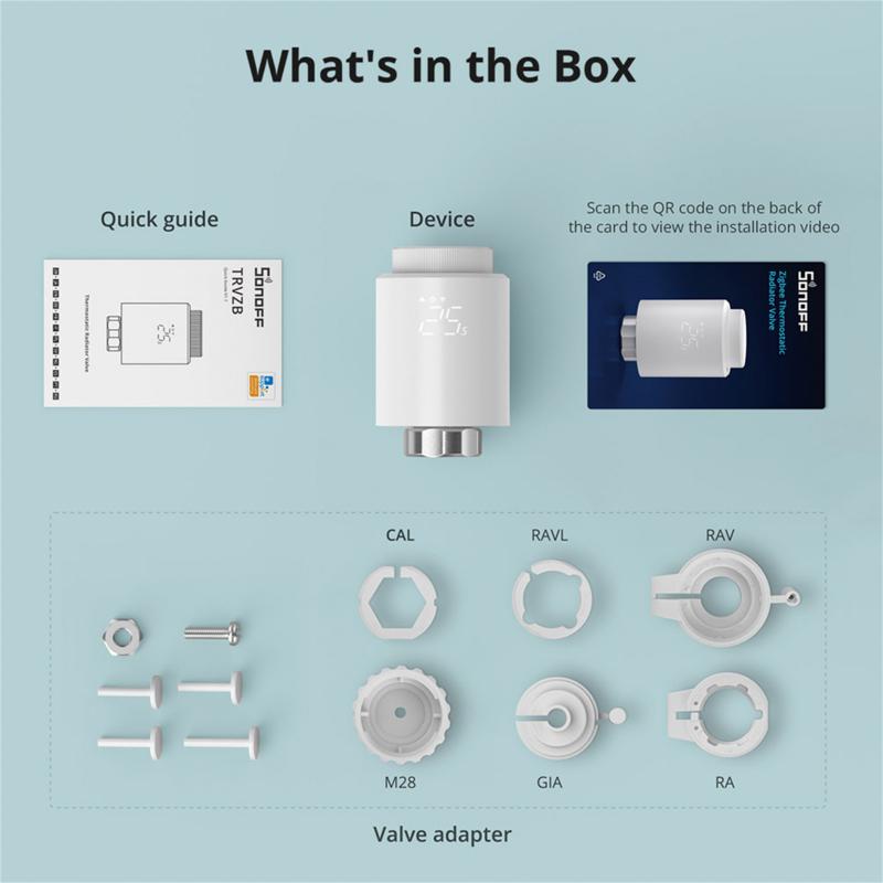 SONOFF Smart TRV Zigbee Thermo - Smart Home Mqtt review and price