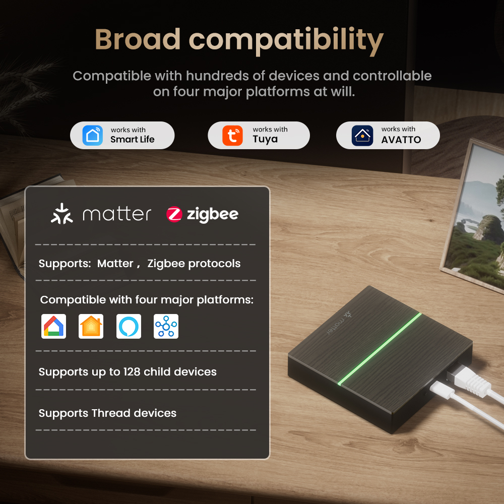 AVATTO Matter Smart Wired Gate - Smart Home Hub Ikea review and price