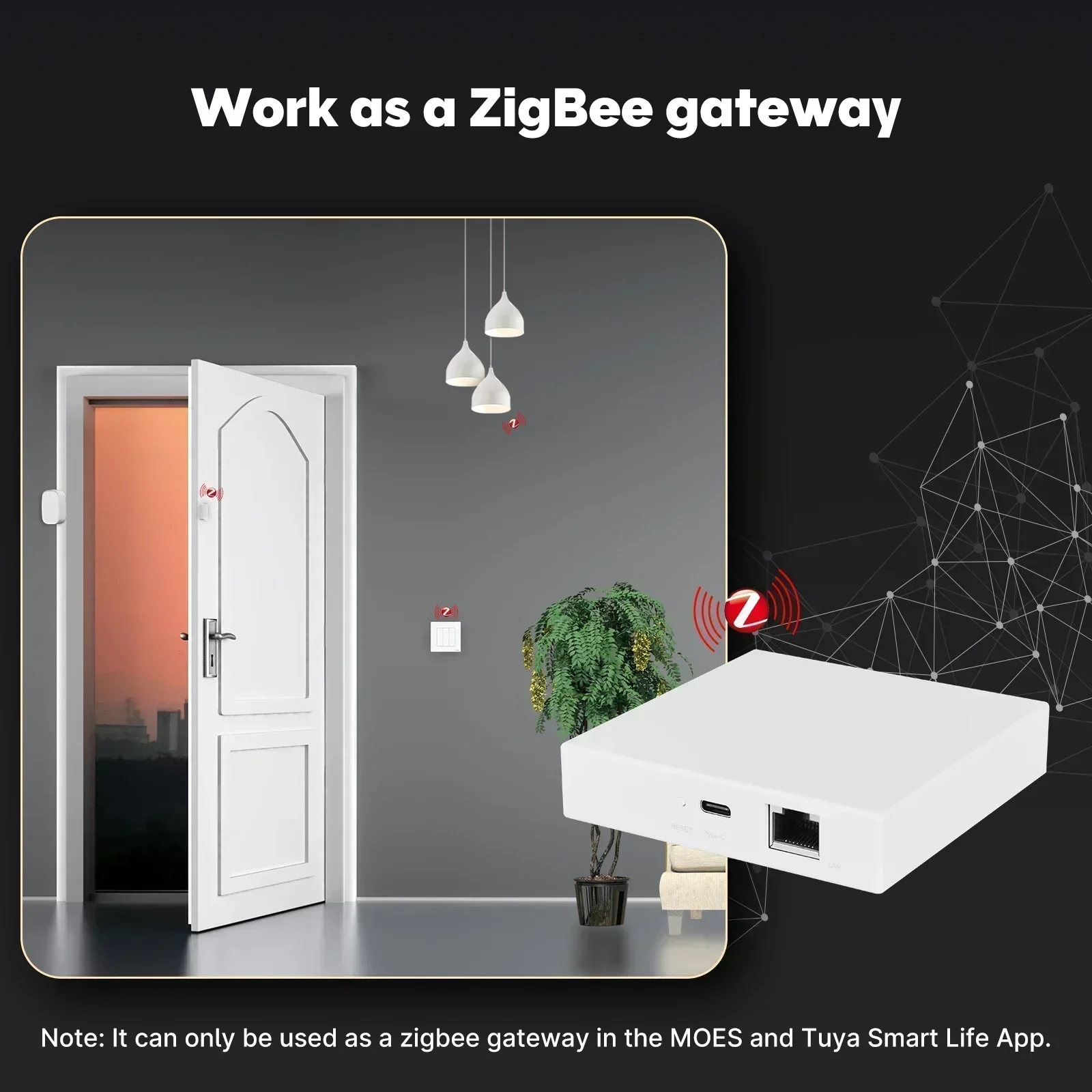MOES Tuya Zigbee Matter Thread - Smart Home Hub Ikea review and price