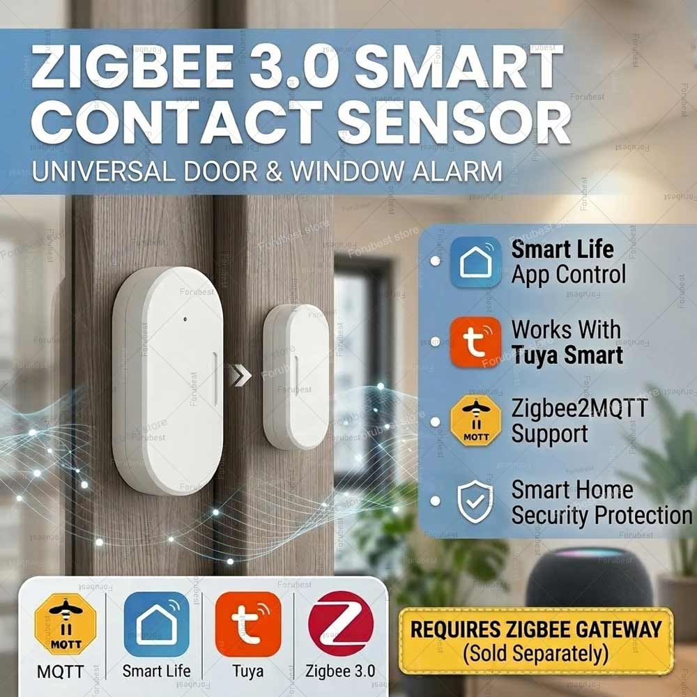 Tuya Zigbee Door Window Sensor - Smart Home Mqtt review and price