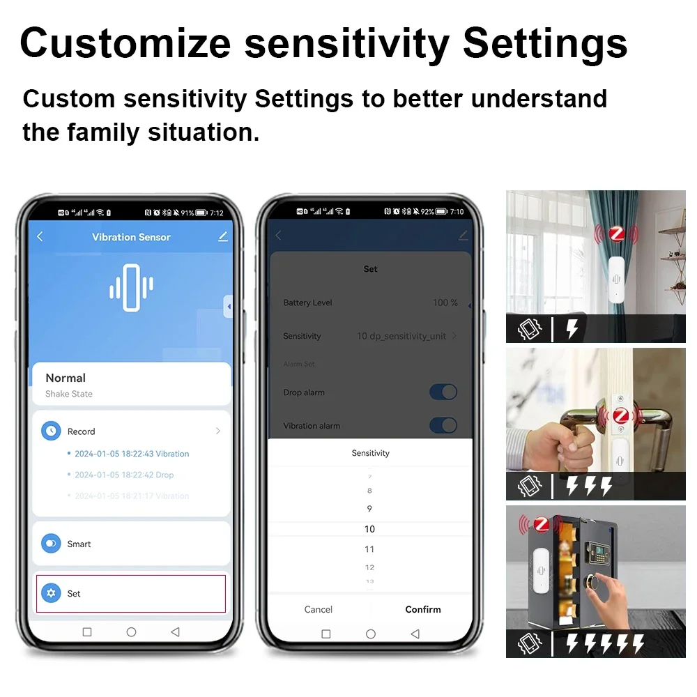 Smart ZigBee Vibration Sensor  - Smart Home News review and price