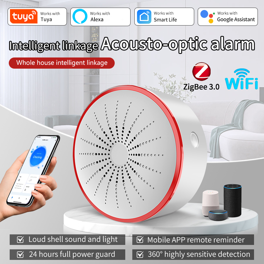 Tuya WiFi ZigBee Smart Alarm S - Smart Home Ecosystems review and price