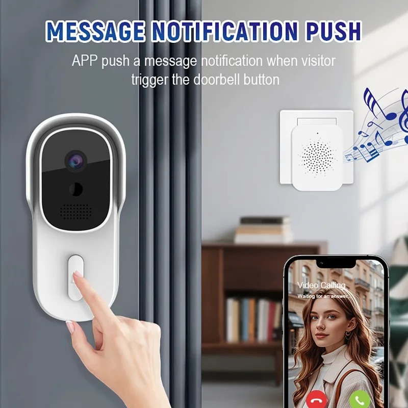 Wide View Tuya Smart Life APP  - Wifi Doorbell Camera review and price