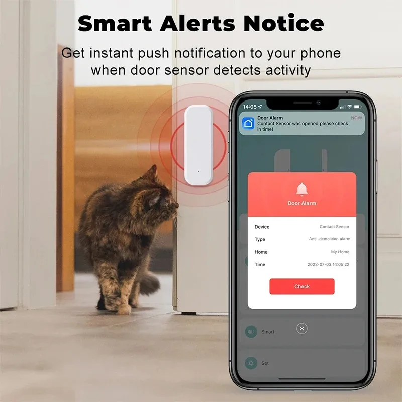Tuya WiFi Smart Door Window Se - Smart Home Ecosystems review and price