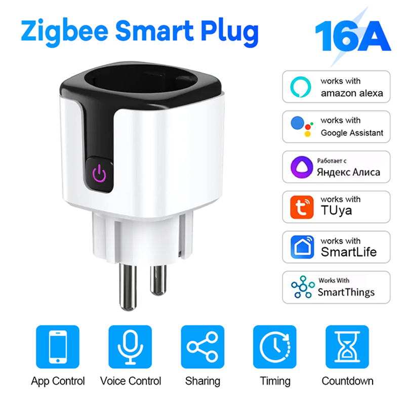 Zigbee Smart Plug 16A 20A EU P - Smart Home Hub Ikea review and price