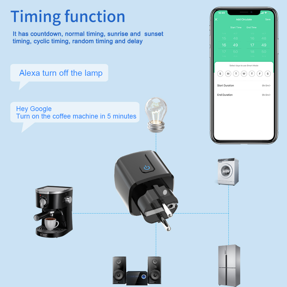 Tuya Smart Socket WiFi Remote  - Smart Home For Living review and price