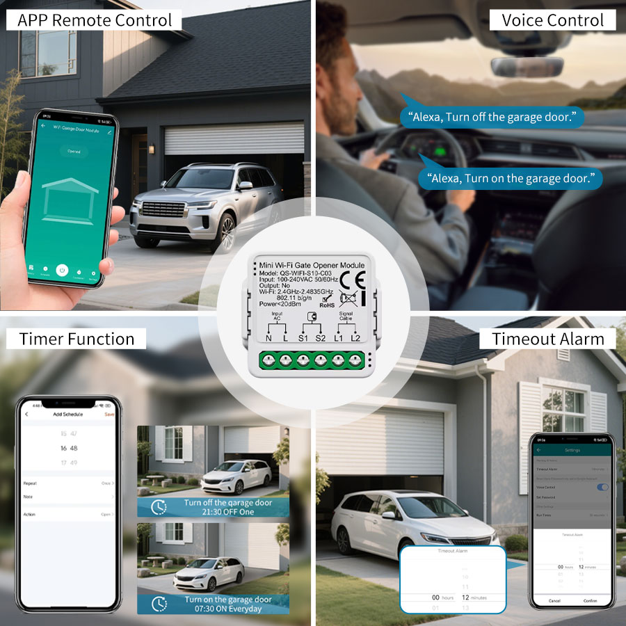 Tuya Smart WiFi or Zigbee Gara - Smart Home For Living review and price