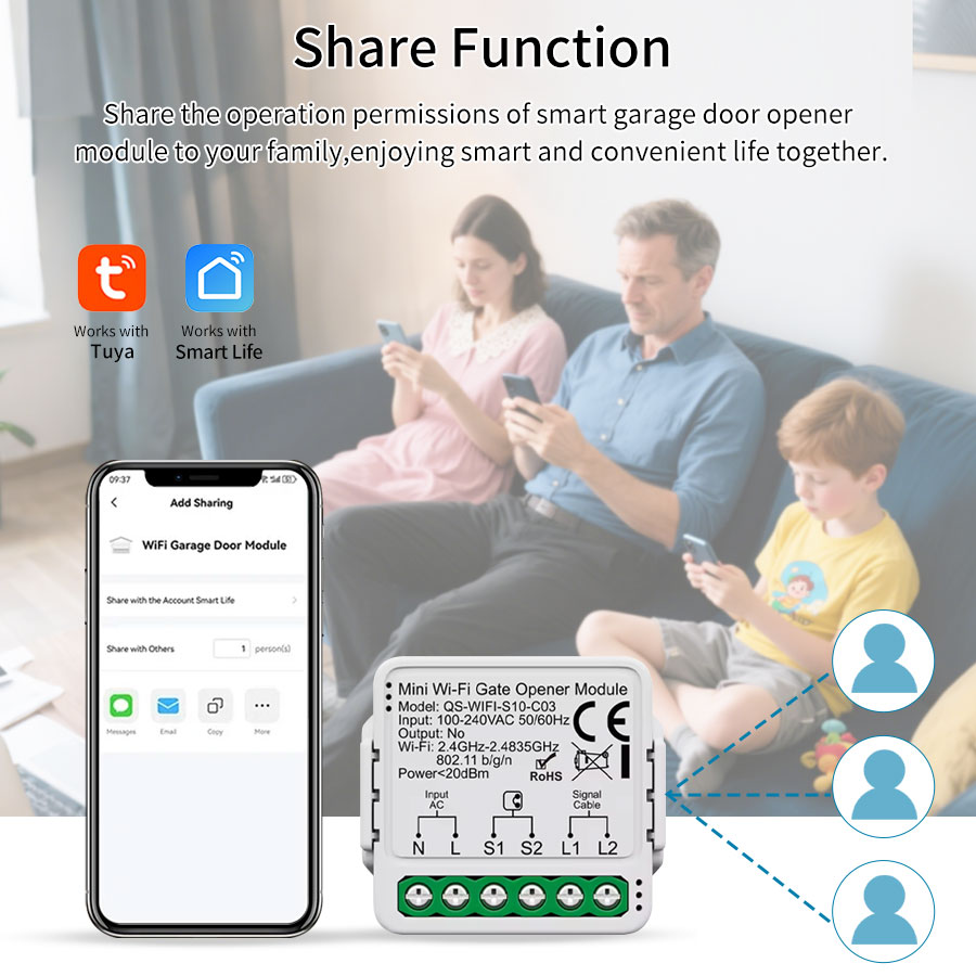 Tuya Smart WiFi or Zigbee Gara - Smart Home For Living review and price