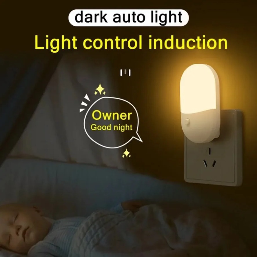 EU/US Plug LED Night Light Sen - Smart Baby Night Light review and price