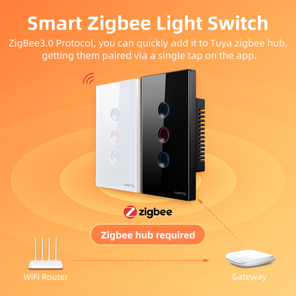 AVATTO 1/2/3/4 Gang ZigBee Sma - Smart Home Remote Control review and price