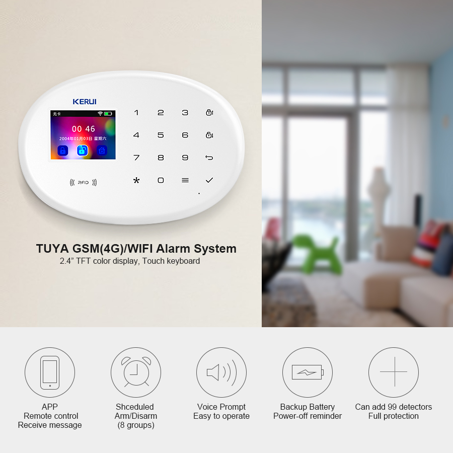 KERUI W202 WIFI GSM Alarm Syst - Smart Home Ecosystems review and price