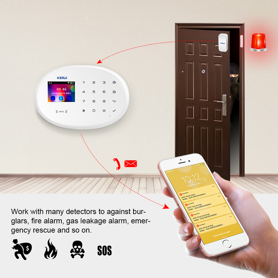 KERUI W202 WIFI GSM Alarm Syst - Smart Home Ecosystems review and price