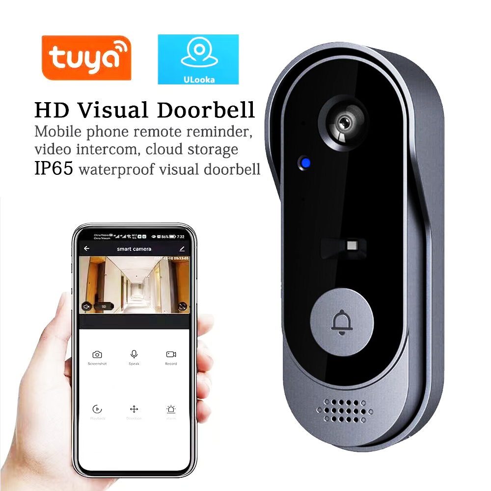 2MP 1080P Tuya APP  Low Comsun - Wifi Doorbell Camera review and price