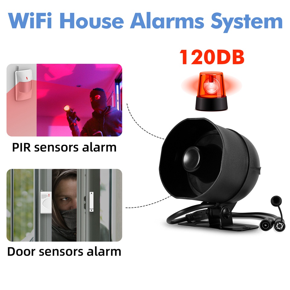 KERUI 120db Siren Alarm System - Smart Home Ecosystems review and price
