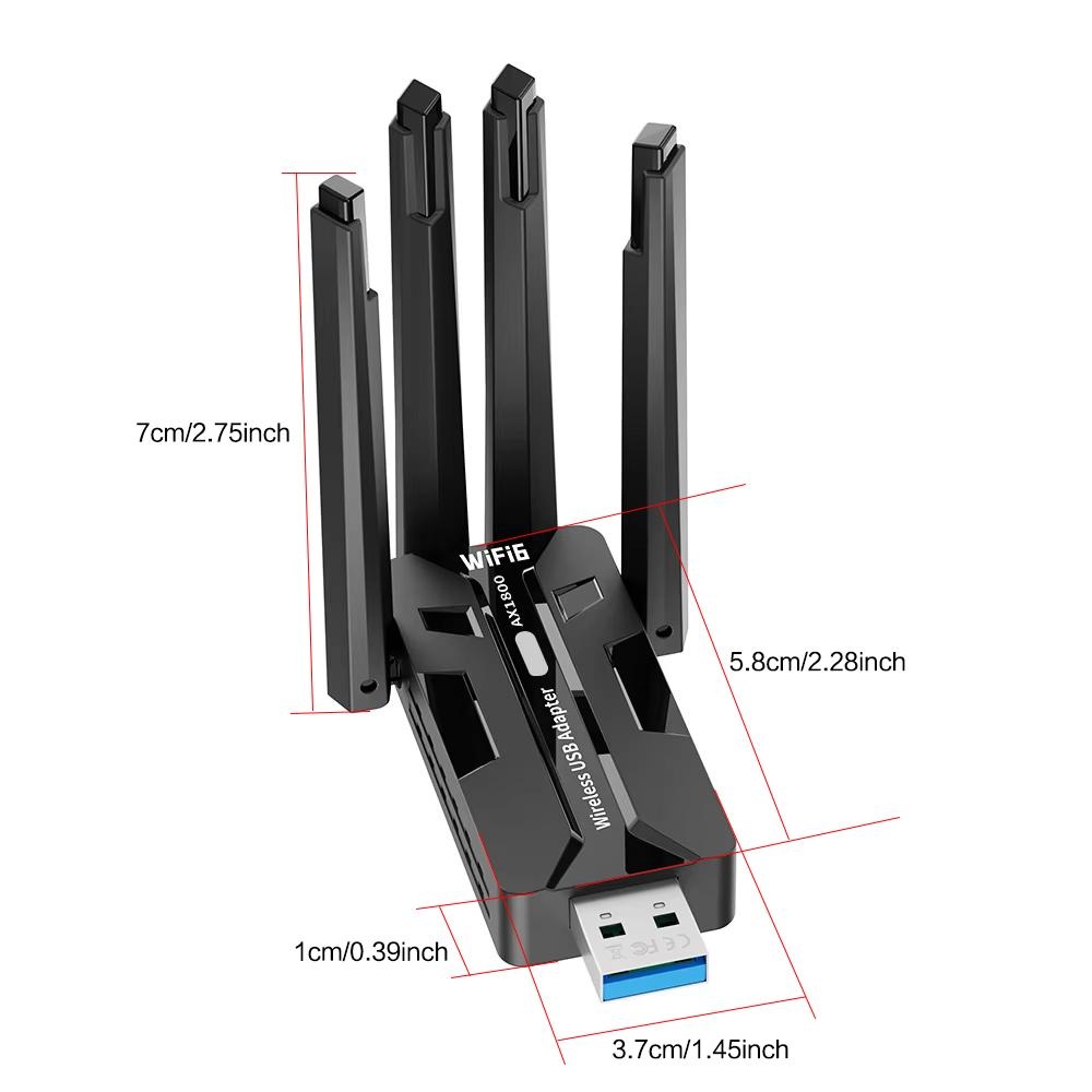 WiFi 6 USB 3 0 Adapter 1800 Mb - Smart Home For Pc review and price