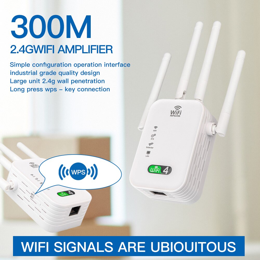 300M WIFi Repeater Wi-Fi Ampli - Smart Home Office review and price