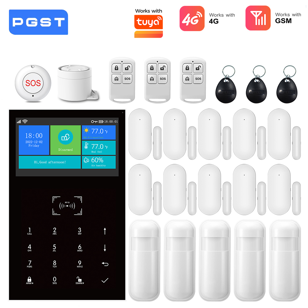 4G GSM WiFi Alarm System Work  - Smart Home Ecosystems review and price