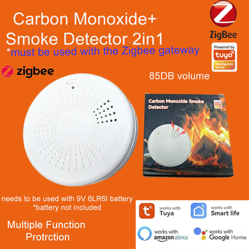 2-in-1 Zigbee Smoke CO Detecto - Smart Home Mqtt review and price